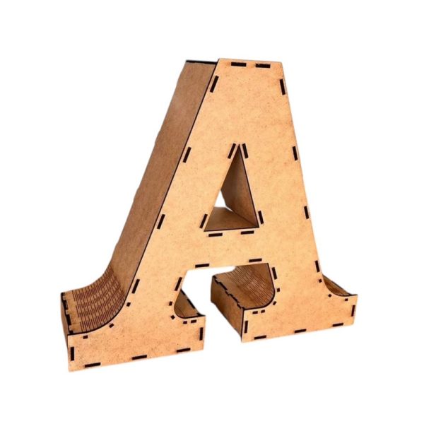 ملف قص ليزر جميع الحروف لاتينية (A-Z) - تصميمات قابلة للتخصيص - Image 3