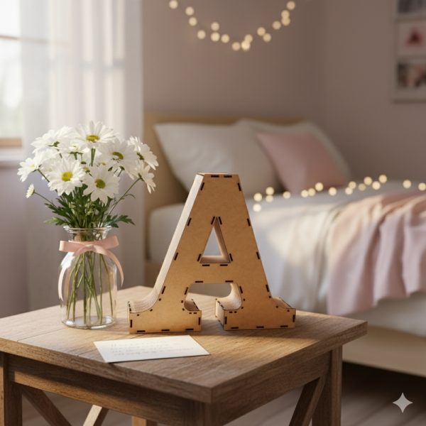 ملف قص ليزر جميع الحروف لاتينية (A-Z) - تصميمات قابلة للتخصيص