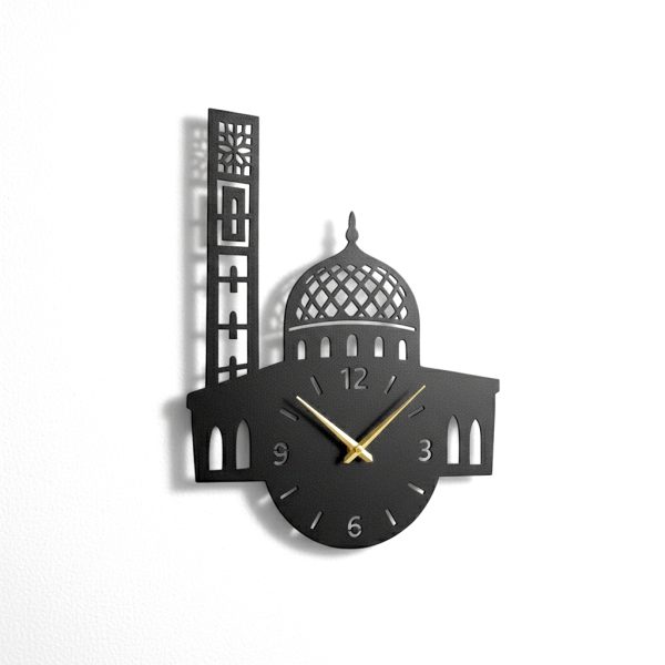 ملف ساعة جدارية بتصميم المسجد الأعظم الجزائر - قص ليزر احترافي - Image 2