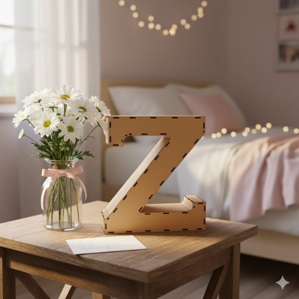 ملف قص ليزر جميع الحروف لاتينية (A-Z) - تصميمات قابلة للتخصيص - Image 2