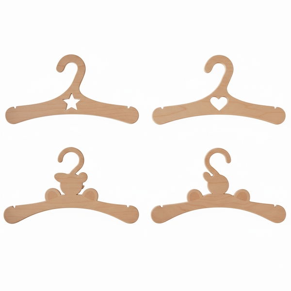 مجموعة تصاميم SVG للقص بالليزر: معلاق ملابس حقيقي للأطفال - Image 2