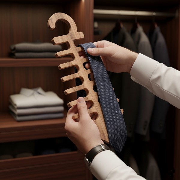 تصميم رقمي لحامل ربطة عنق للقص بالليزر04