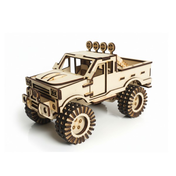 تصميم رقمي لسيارة دفع رباعي (Off-Road) للقص بالليزر