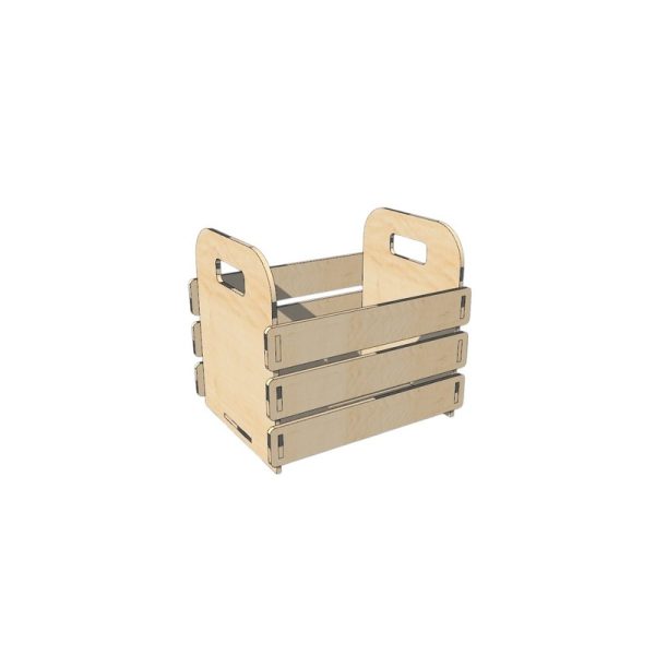 تصميم رقمي صندوق خشبي أنيق