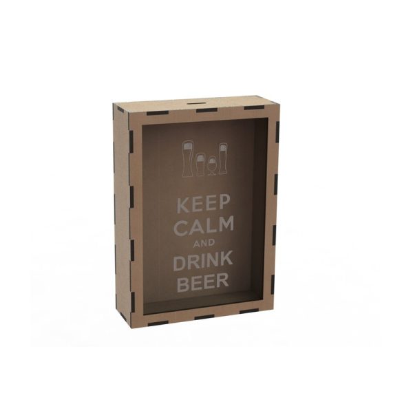 تصميم رقمي صندوق "اشرب البيرة"