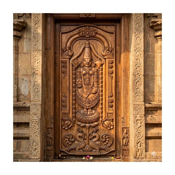 تصميم رقمي نقش الإله فيشنو التقليدي