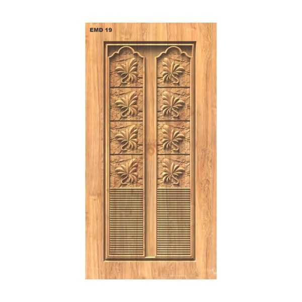 تصميم رقمي نقش أوراق شجر منحوتة