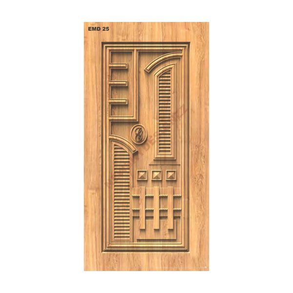 تصميم رقمي نقش باب خشب بالليزر EMD 25