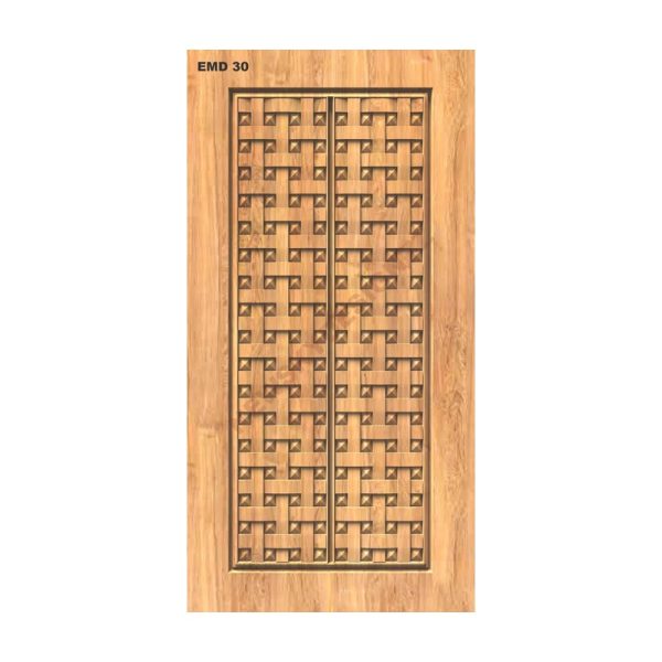 تصميم رقمي نقش باب عصري هندسي