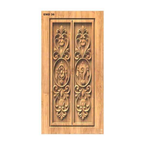 تصميم رقمي نقش باب بتفاصيل عربية