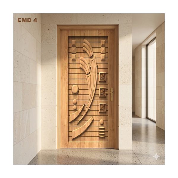 تصميم رقمي باب بنقش زخارف كلاسيكية