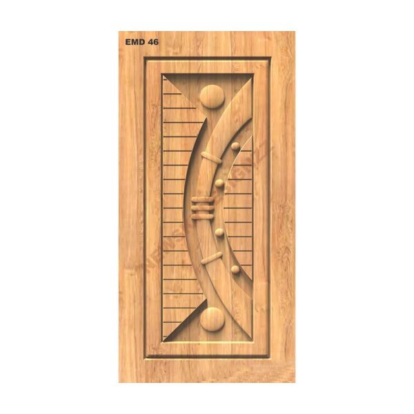 تصميم رقمي نقش باب خشبي حديث