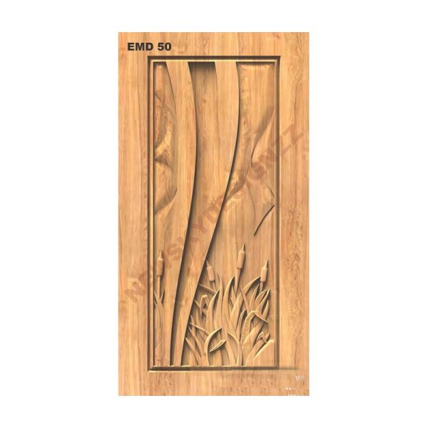 تصميم رقمي زخارف نباتات مائية منحوتة