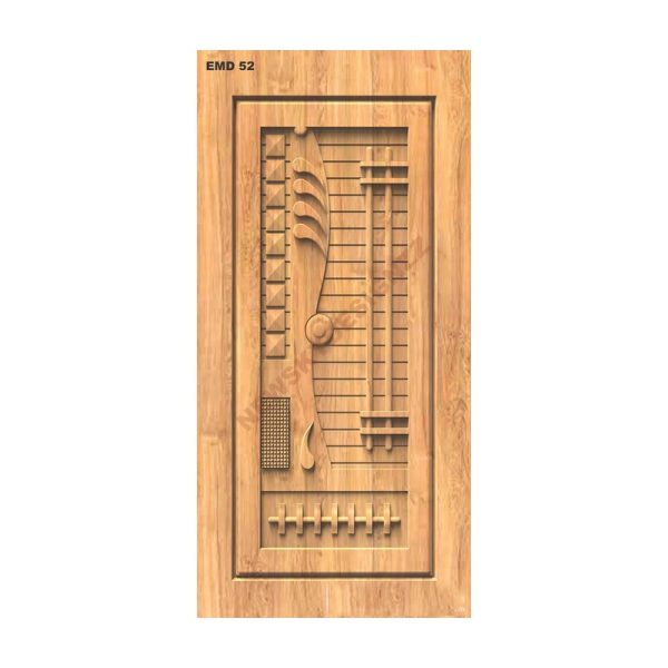 تصميم رقمي نقش باب خشبي حديث