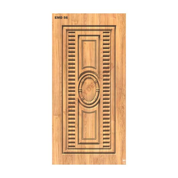 تصميم رقمي نقش باب خشبي فاخر EMD 56