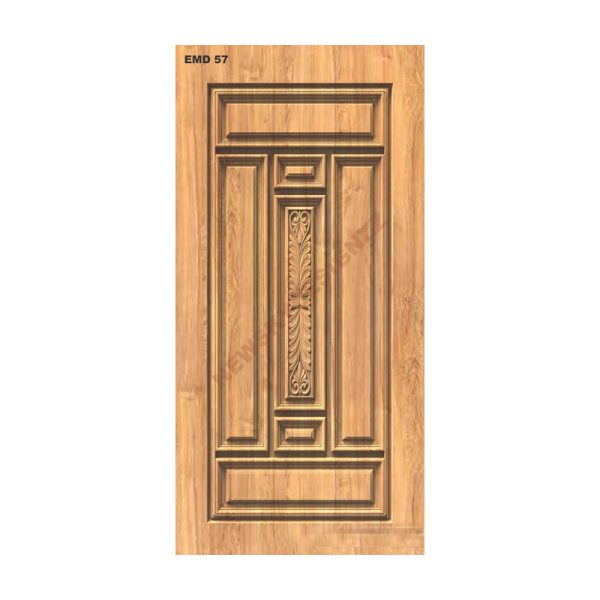 تصميم رقمي باب بنقوش خشبية كلاسيكية