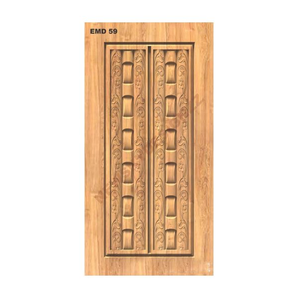 تصميم رقمي نقش باب زخرفة نباتية دقيقة